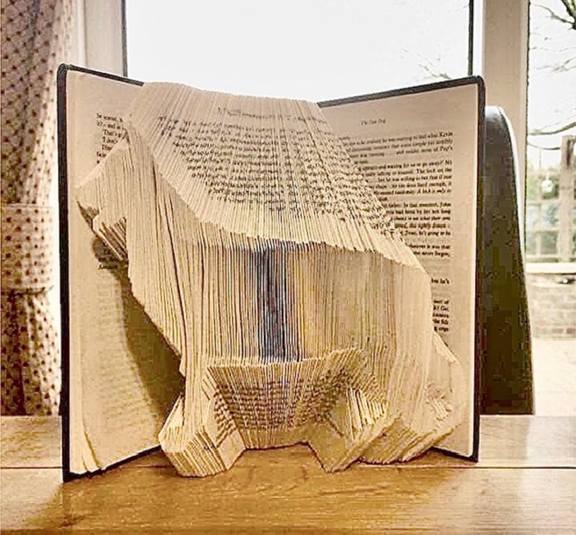 German Shepherd MMF Book Folding Pattern - EMAILED PDF PATTERN