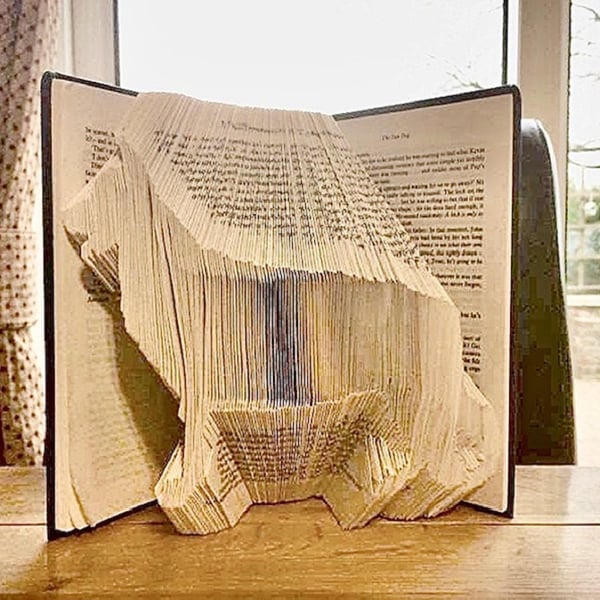 German Shepherd MMF Book Folding Pattern - EMAILED PDF PATTERN