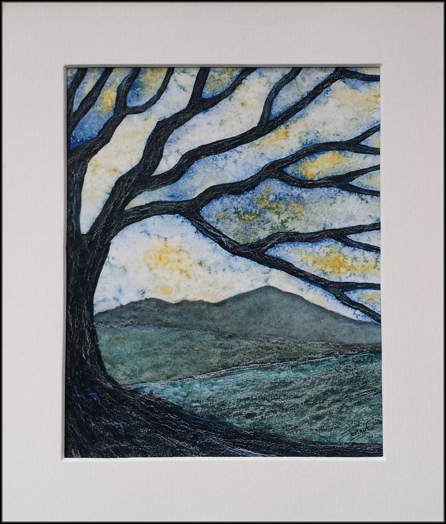 Winter Quietness, an original painting