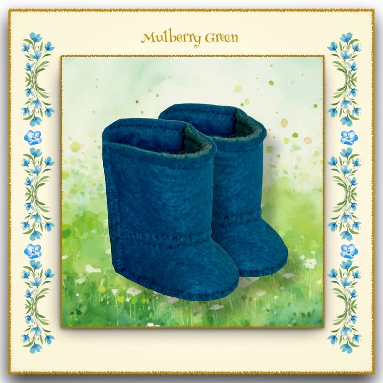 Teal Boots