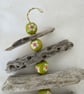 Driftwood Christmas Tree with Upcycled Flower Beads - Image 3
