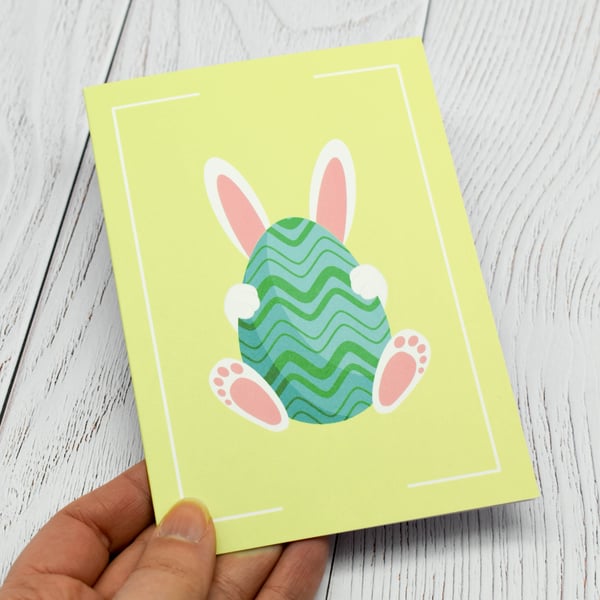 Easter Bunny - Greetings Card A6