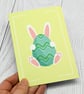 Easter Bunny - Greetings Card A6