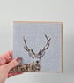 Stag greetings card, blank card, Wildlife - Image 1
