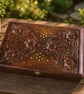 Wooden Jewelry Box – Jewelry Organizer & Storage Box - Rustic Home Decor
