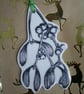 Porcelain mistletoe Christmas decoration - Image 1