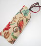 Glasses Case Sleeve William Morris Birds Tapestry Red - Image 5