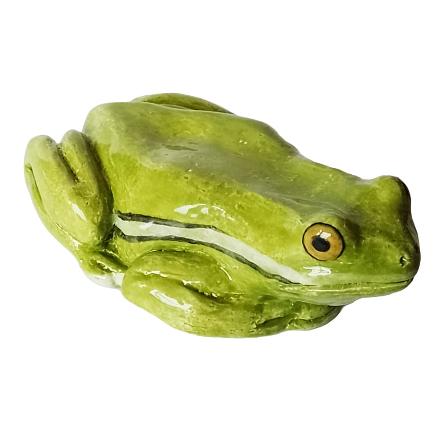 Frog Ceramic Ornament - Handmade