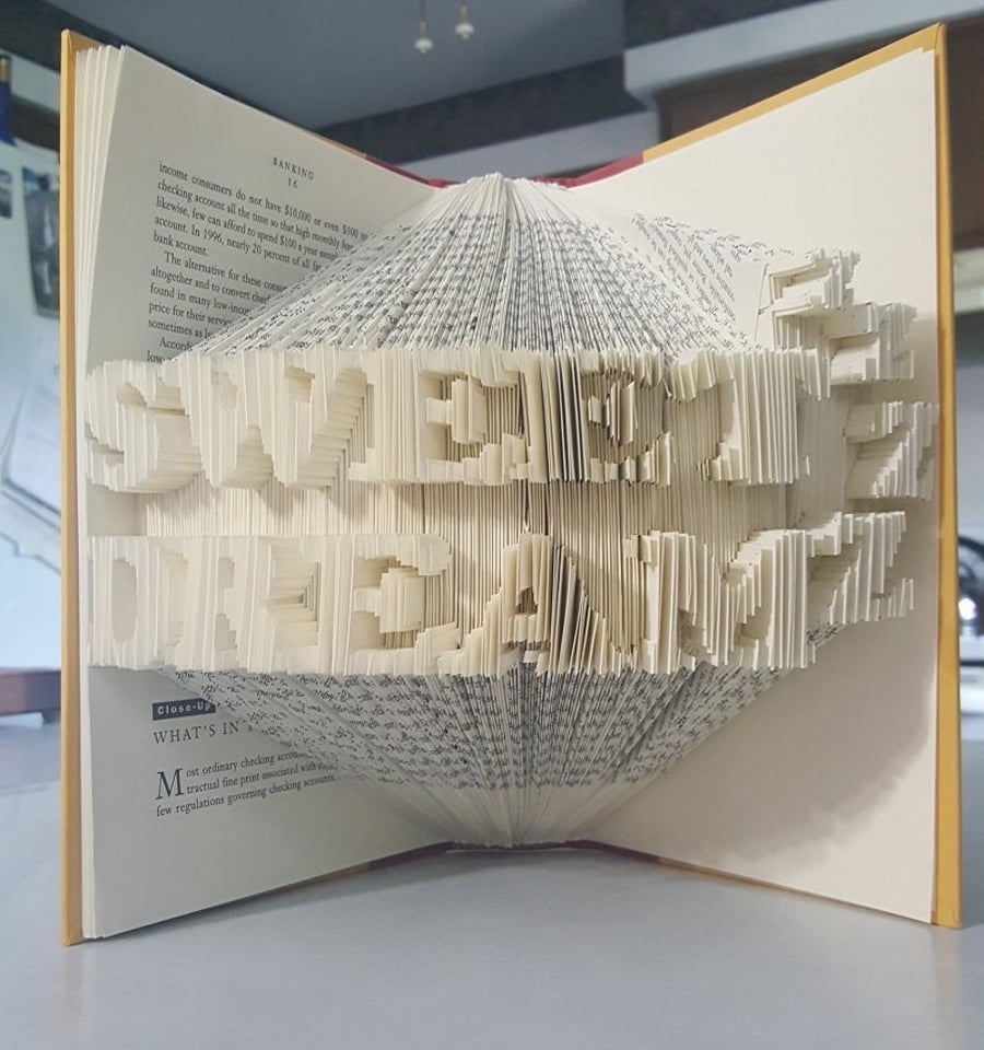 Sweet Dreamzzz (Dreams) COMBI Book Folding Pattern - EMAILED PDF PATTERN