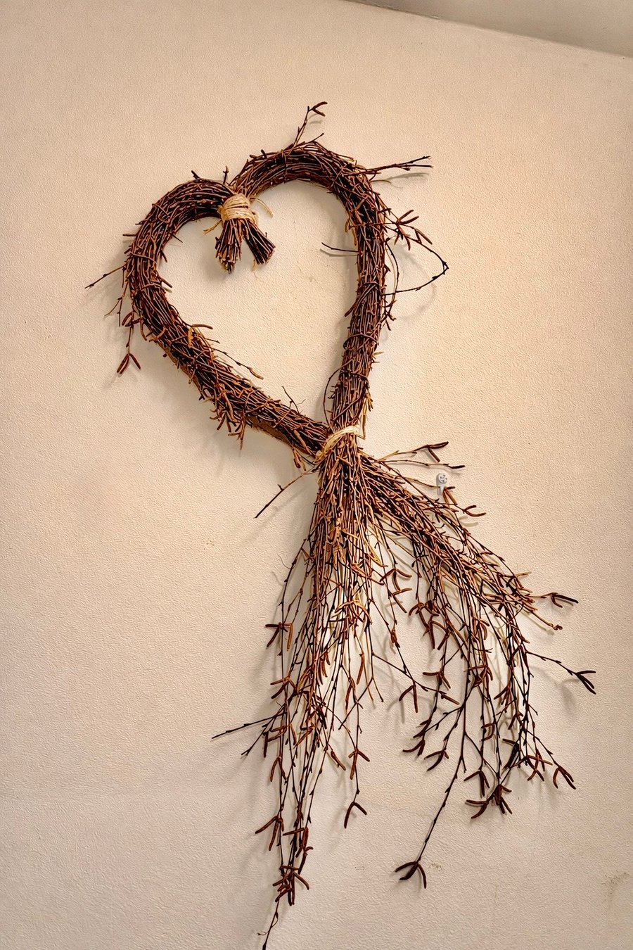 Heart Shaped Twig Wreath 30cm
