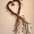 Heart Shaped Twig Wreath 30cm