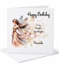 Fairy Birthday Card For Girl Happy Birthday Daughter Granddaughter Niece - Image 5
