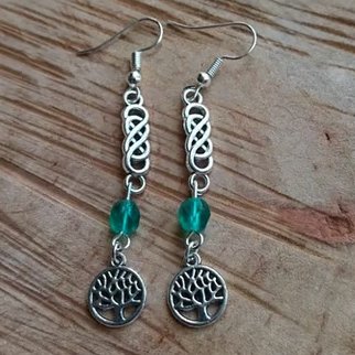 Celtic knot and tree of life earrings