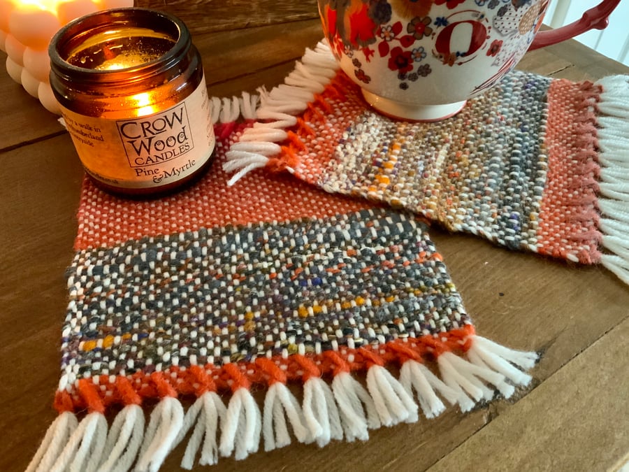 Hand Woven Wool Coasters
