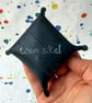Small Tray made from Bicycle Inner Tubes - Blue Stripe - Super Seconds - Image 3