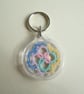 Multi coloured Tatted key-ring  - Image 1