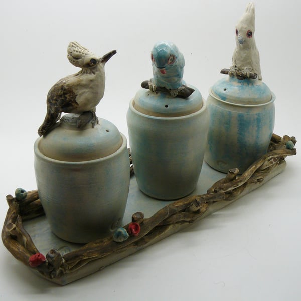3 Bird Condiment Set