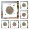 6 x Bee Bauble Greeting card pack 