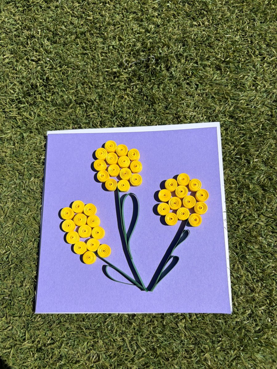 Handmade Quilled Card