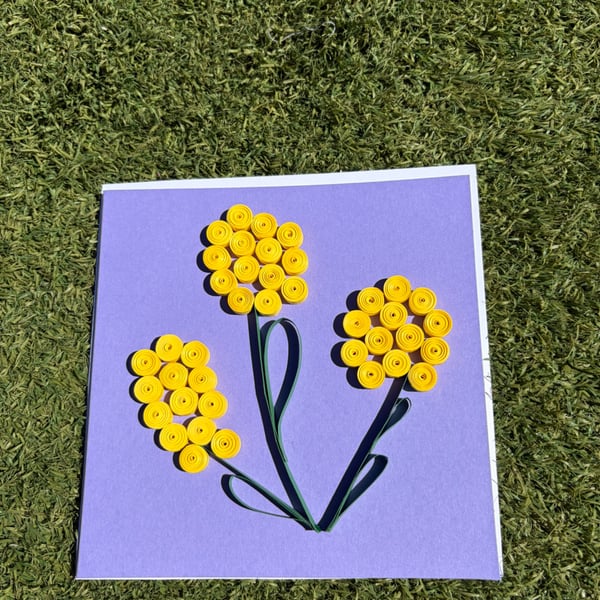 Handmade Quilled Card