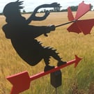 Fun Hand Crafted Umbrella Man Whirlygig - Weathervane