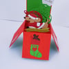  Merry Christmas Red & Green Sausage Dog - 