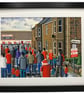 Brechin. Framed & Unframed Fine Art Print, City Football Club FC, Stadium Gift - Image 1