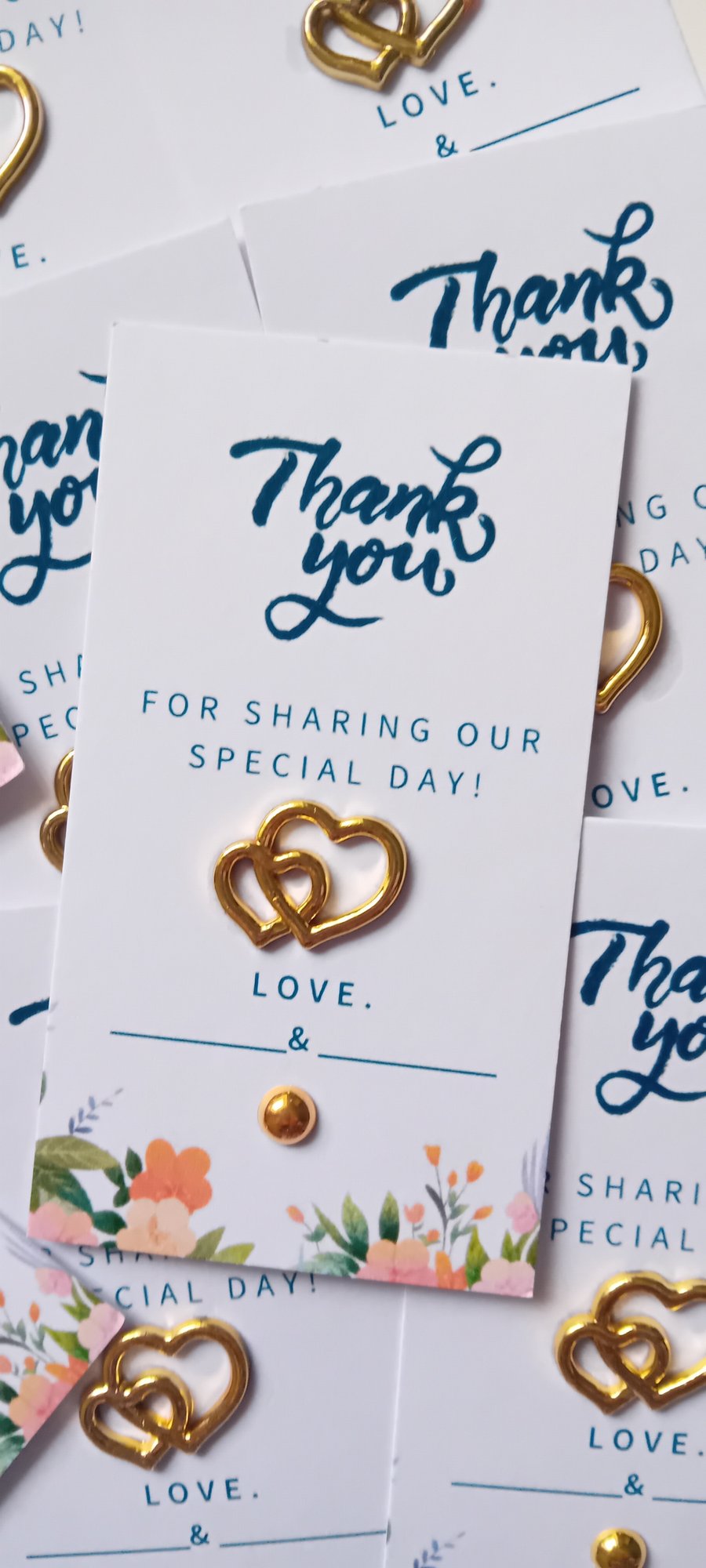 25x Wedding pocket hugs