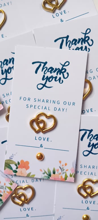 25x Wedding pocket hugs