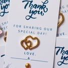 25x Wedding pocket hugs