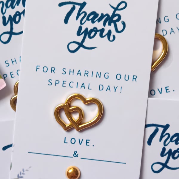 25x Wedding pocket hugs