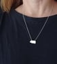 Recycled Sterling Silver Guinea Pig Necklace – Cute Handmade Animal Jewellery - Image 4