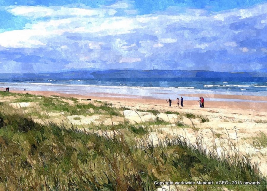 ACEO - 'Nairn, Scotland', open edition ACEO print.