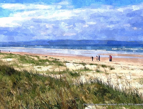 ACEO - 'Nairn, Scotland', open edition ACEO print.