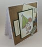 Handmade birthday card - little boy with boat  - Image 5