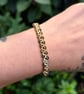 Labradorite Beaded Macrame Bracelet - Adjustable Gemstone bracelet  - Image 3