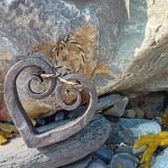 Forged Steel Heart - Ornamental Gift