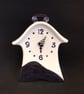 Whimsical Purple Porcelain Clock - Image 4