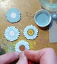 Daisy Brooch, Personalised Flower Pin, April Birth Flower, Handmade Gift - Image 9
