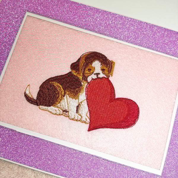 Puppy Love 2 - Valentine's Day Card