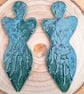 Spring Goddess - ceramic hanging decoration