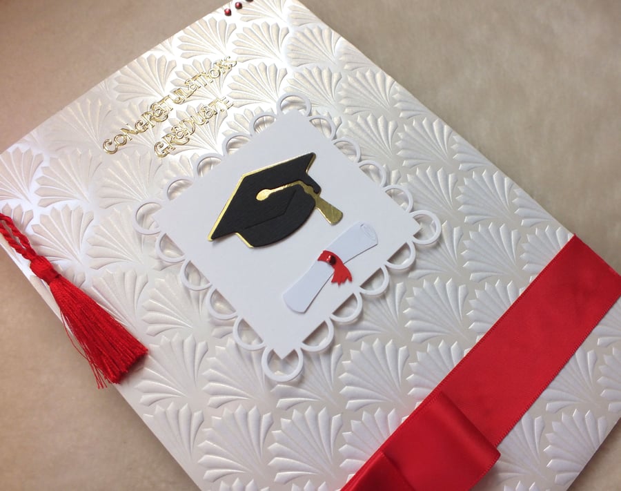 Luxury Handmade Graduation Card