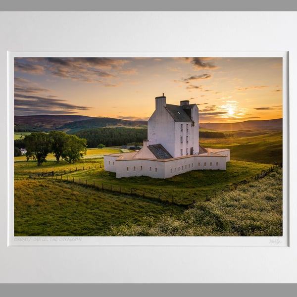 Corgarff Castle, Cairngorms, Scotland - A3 (50x40cm) Unframed Print