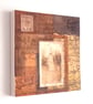 Analogue Ephemera Collage on Wood Panel, 12x12cms, Free UK Postage (201) - Image 2