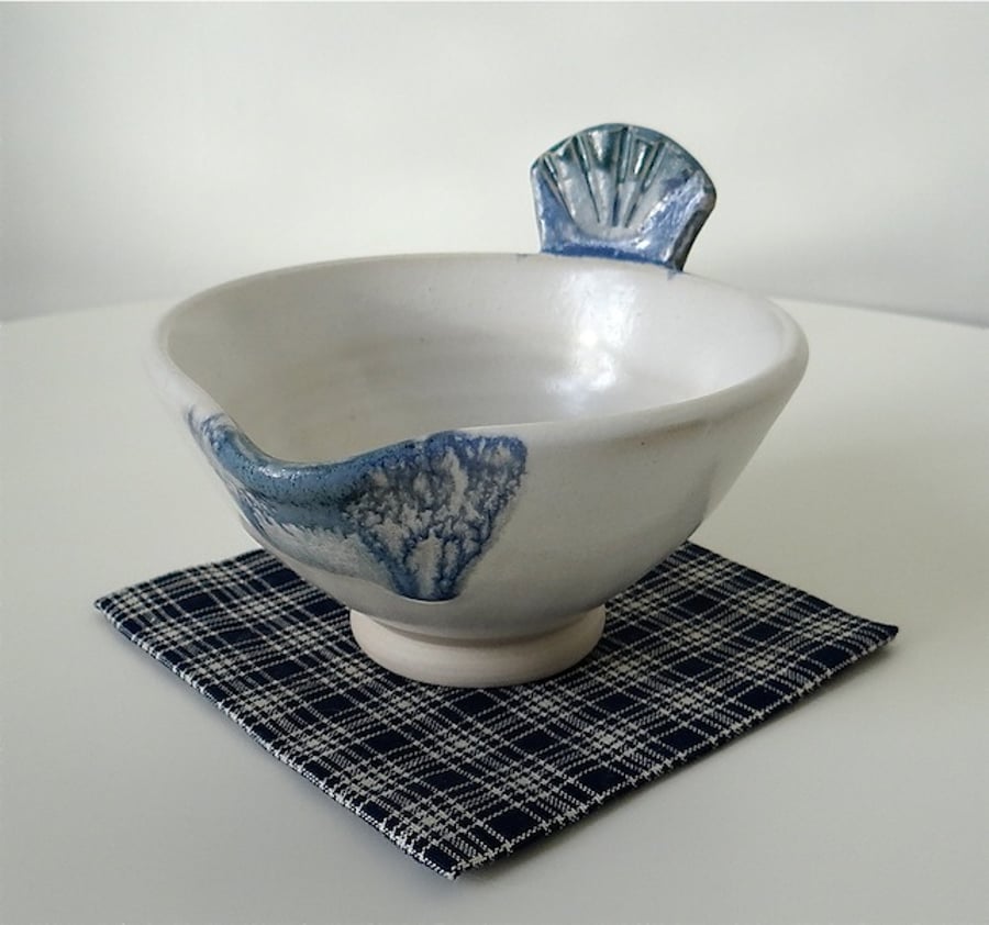 Ceramic pouring bowl - handmade stoneware pottery