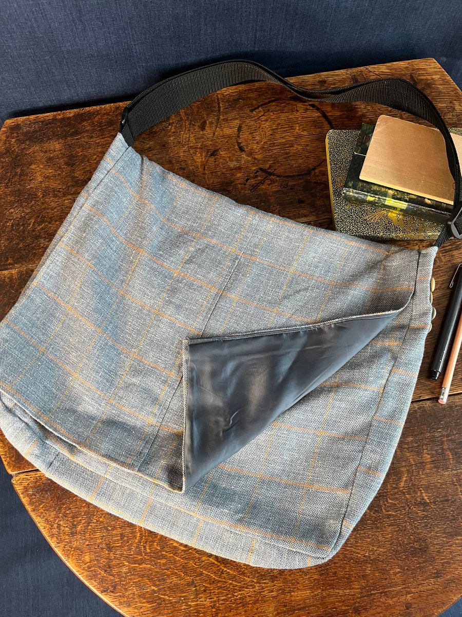 Blue Suit Messenger Bag