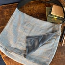 Blue Suit Messenger Bag