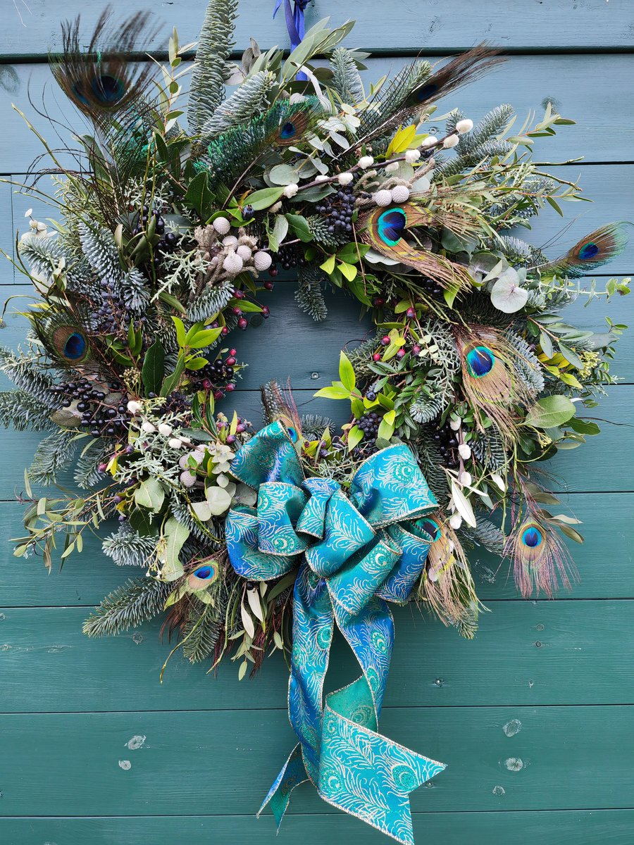 Luxury Peacock Wreath