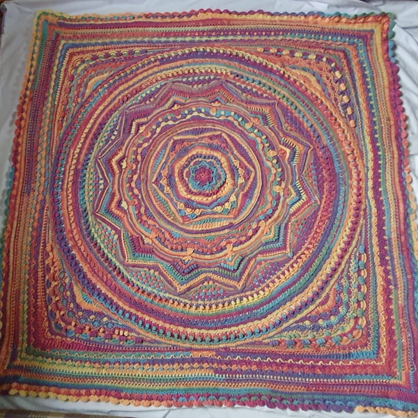 Crochet blanket handmade