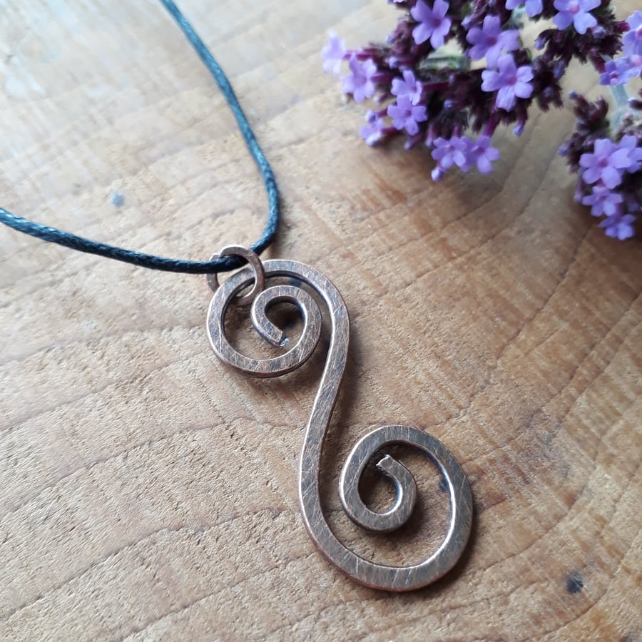 Celtic copper pendants necklaces gifts for him gifts for her Christmas gift
